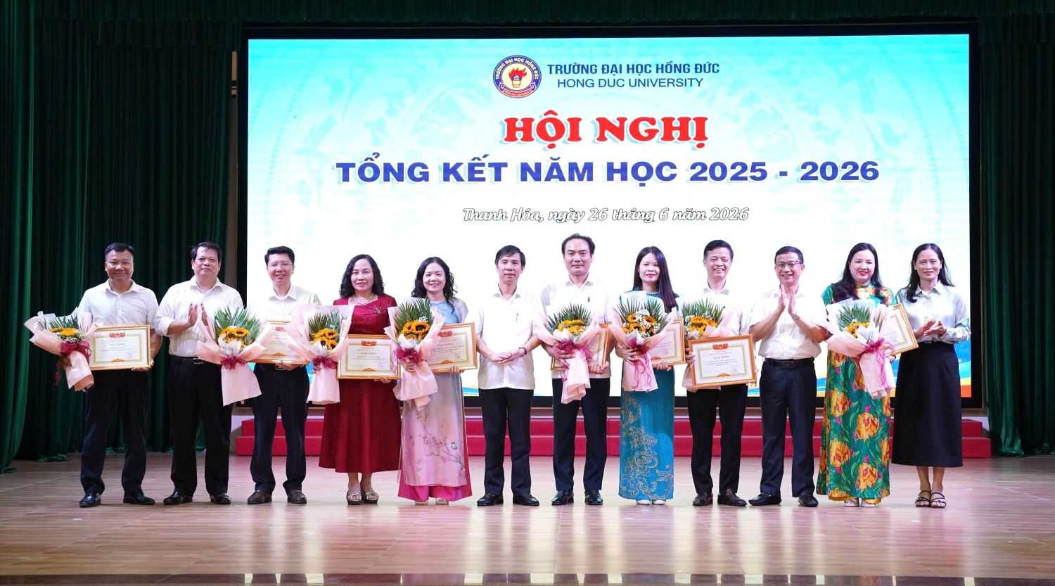 Trường Đại học Hồng Đức tổ chức Hội nghị tổng kết năm học 2025 – 2026